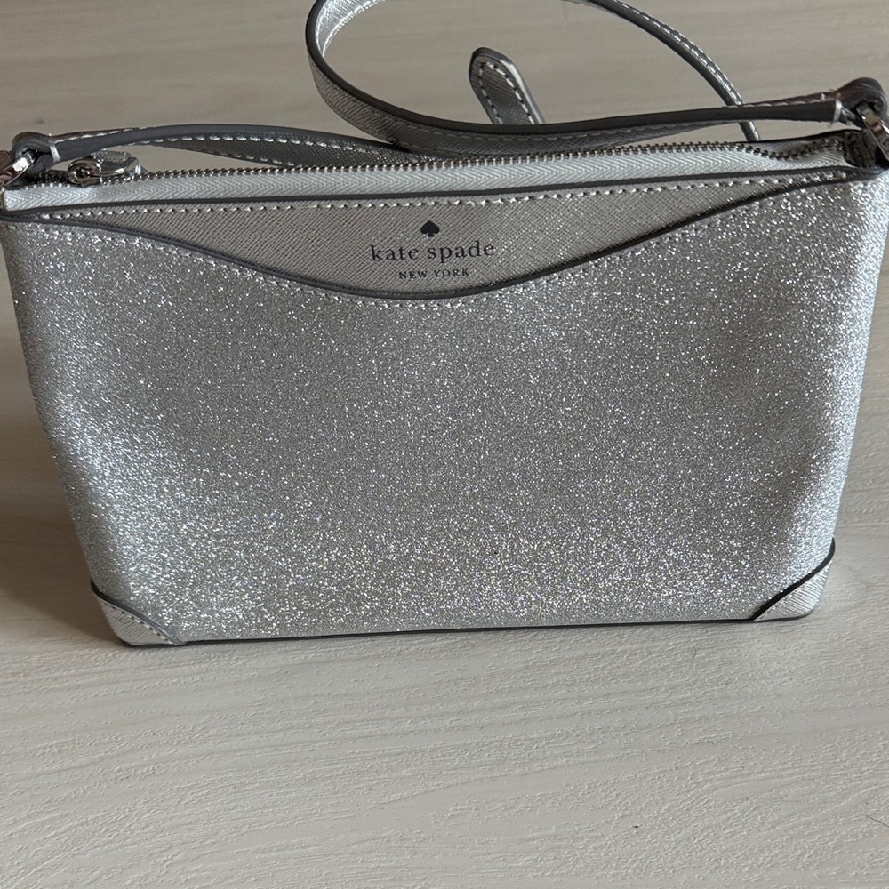 Kate Spade Sparkling Silver Crossbody Bag